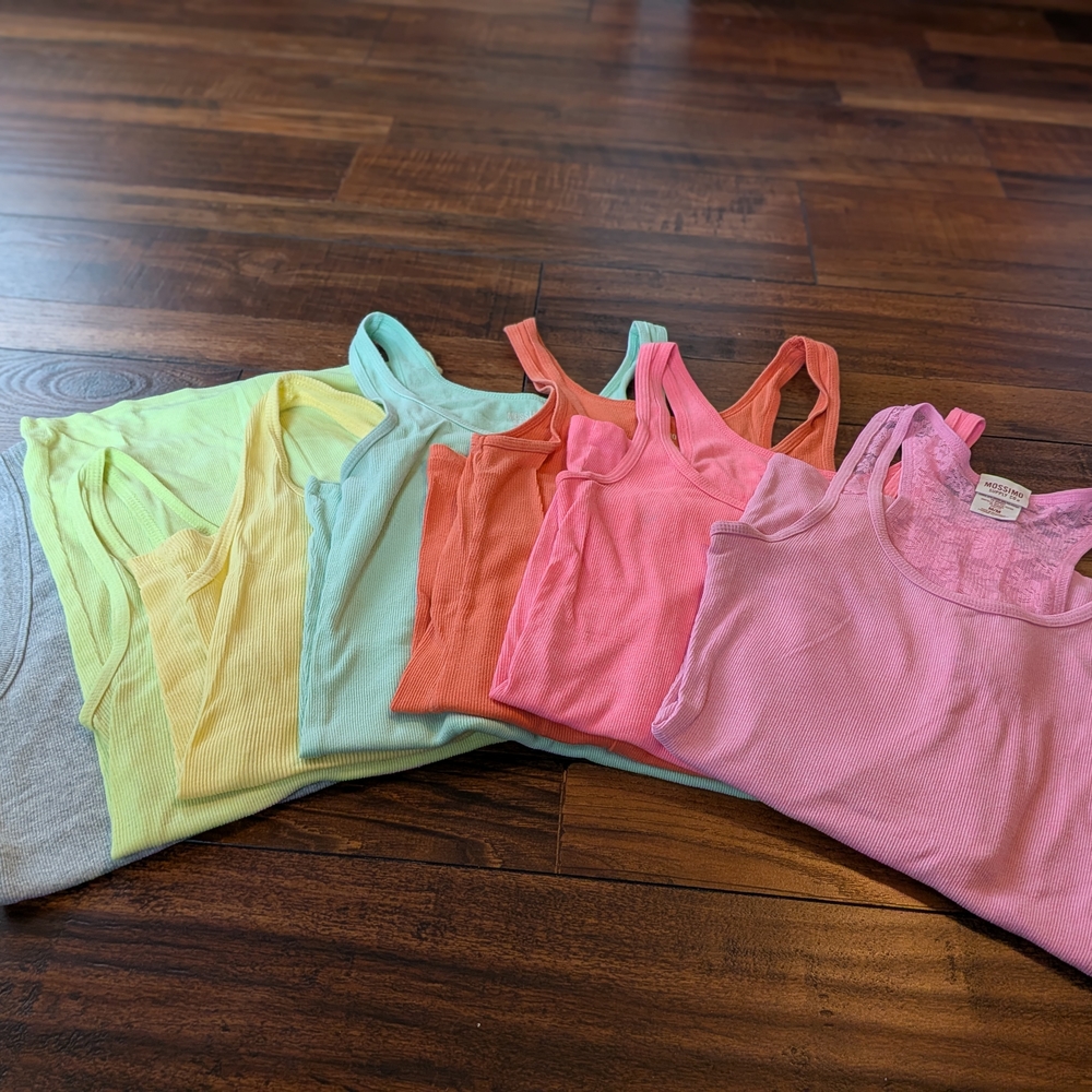 7 For $12 Colorful Tank Top Collection